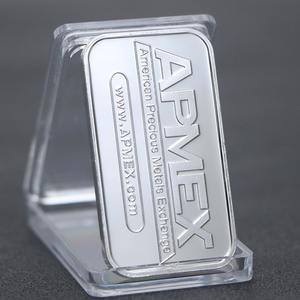 سعر المصنع لسبيكة فضية غير مغناطيسية APM، تحفة فنية قابلة للجمع، هدية، عملة معدنية مطبوعة بالأشعة فوق البنفسجية بتقنية الطلاء - Product Image 6