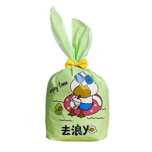 Bolsa de embalaje personalizada con diseño de copo de nieve para aperitivos, embalaje para repostería, bolsa autosellable y autoportante para galletas y dulces - Product Image 1