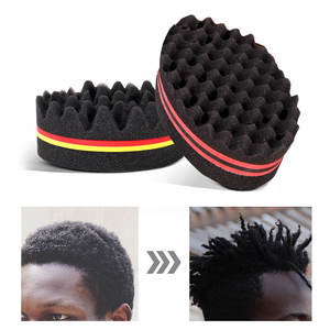 Set de Esponjas <span class=keywords><strong>para</strong></span> Peinar el Cabello, Peine de Espuma de Doble Cara <span class=keywords><strong>para</strong></span> Rastas, Estilo Hip Hop <span class=keywords><strong>para</strong></span> Hombres Negros - Product Image 5