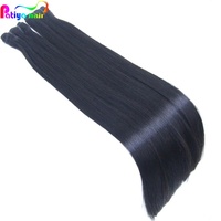 Cheveux vierges indiens SDD, lisses, bruts, non traités, tissage complet, pointes épaisses, qualité supérieure, grade 16A, super double drawn, mèches humaines