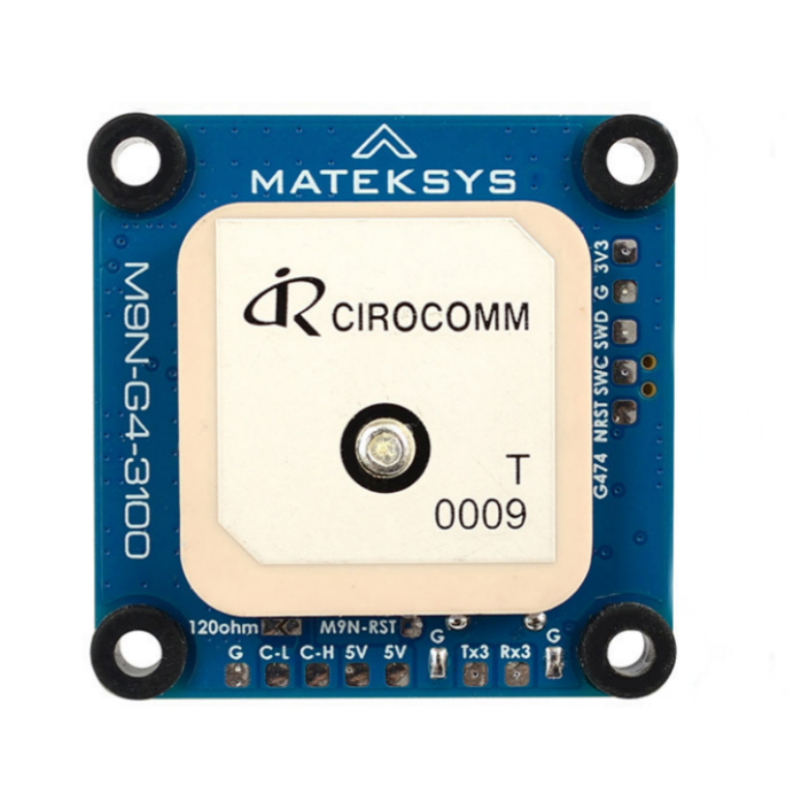 Mateksys M9N-G4-3100 модуль GNSS RM3100 FPV аксессуары для дрона NEO-M9N CAN Node AP_Periph G474 GNSS M9N-G4-3100 RC запчасти Accs