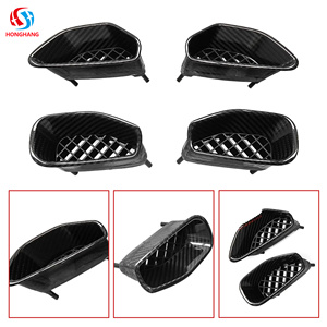 Garniture de ventilation latérale ABS pour Chevrolet <span class=keywords><strong>Corvette</strong></span> C6 <span class=keywords><strong>2005</strong></span>-2013, style ZR1, finition noire - Product Image 3