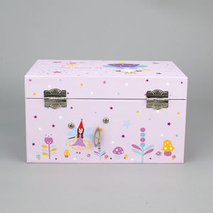 La Doyee Logo personnalisé Nouvelle arrivée Le Lac des Cygnes Song Ballerine rotative Boîte à musique Bijoux pour enfants Cadeau d'anniversaire avec miroir - Product Image 4