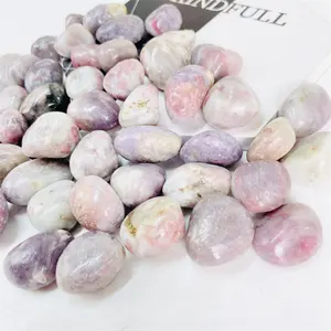 Wholesale Price Natural Gravel High Quality Natural Crystal Pink Tourmaline Tumbled For Gift