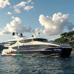 Grandsea 32m Ro pour Pax Ferry Boat Luxury 200-Seats Aluminium Ocean Liner New Condition Inboard Diesel <span class=keywords><strong>Passenger</strong></span> <span class=keywords><strong>Ship</strong></span> à vendre - Product Image 1