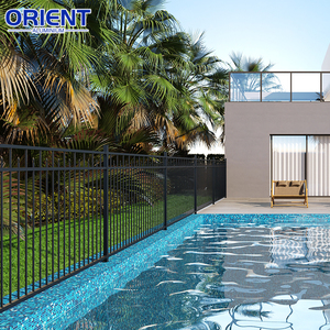 Clôture de piscine moderne en alliage d'aluminium perforé thermolaqué, clôture extérieure durable en aluminium, clôture de jardin - Product Image 4