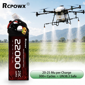Batterie de drone agricole à semi-conducteurs 12S 44,4V 22000mAh 10C à décharge élevée LD033 certifiée <span class=keywords><strong>CE</strong></span>, 400 cycles, garantie 1 an - Product Image 1