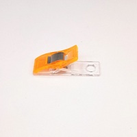 Clips en plastique de couture, 50 pièces, couleur aléatoire, pinces à coudre avec trous, Clips pour Patchwork, vente en gros