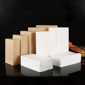 KAKA <span class=keywords><strong>cartone</strong></span> marrone imballaggio <span class=keywords><strong>per</strong></span> <span class=keywords><strong>alimenti</strong></span> <span class=keywords><strong>di</strong></span> grado <span class=keywords><strong>di</strong></span> <span class=keywords><strong>carta</strong></span> Kraft biscotti da forno sacchetti da asporto <span class=keywords><strong>per</strong></span> il negozio - Product Image 6