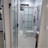 Maison conteneur pliable à prix abordable, 20 pieds, 40 pieds, de luxe, mobile, préfabriquée, extensible, modulaire