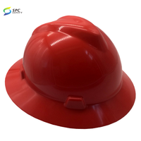 Casco de Seguridad Estilo MSA ANSI, Protección para la Cabeza, ABS, Ala Completa, para Construcción, Diseño de Fibra de Carbono con Transferencia de Agua