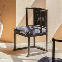 Chaise Léopard de style Xiaohongshu, moderne et simple, pour salon, chaise individuelle en bois avec rembourrage électrique doux
