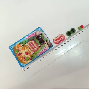 ลูกอมเยลลี่รูปสัตว์ประหลาดน่ารักหลากสีขายส่ง พร้อมลูกอมบับเบิ้ลกัมม์แบบมีเพชร - Product Image 4