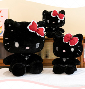 Peluche a Forma di Gatto Angelo e Diavolo, Giocattoli Morbidissimi, Cuscini da Letto, Imbottitura in Cotone PP, Decorazioni per la Casa, Regali per Bambini - Product Image 3