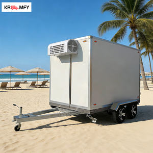 Remorque frigorifique mobile avec unité de congélation pour solutions de stockage alimentaire, réfrigérateur pour remorques alimentaires - Product Image 1