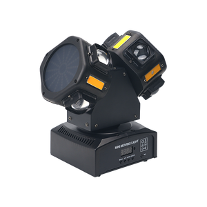 ไฟเวที LED รุ่น Dual Head Mini Gecko <span class=keywords><strong>Battle</strong></span> Shadow พร้อมเอฟเฟกต์แถบแสง RGB ควบคุมด้วย DMX ค่า CRI สูง 90 สำหรับงานดีเจ ดิสโก้ ปาร์ตี้ และการแสดง - Product Image 4