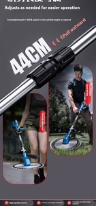 Tondeuse à gazon sans fil professionnelle à batterie avec poignée industrielle, réglable, pour bricolage - Product Image 2