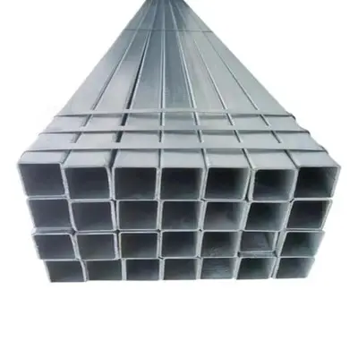 Square Tube Pipe for Fences Factory Galvanized Steel Good Quality China Black ISO Tianjin GB Structure Pipe ERW 7 Days Non-oiled