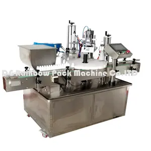 Factory price automatic vial rotary filling capping machine