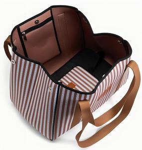 <span class=keywords><strong>Sac</strong></span> fourre-tout <span class=keywords><strong>en</strong></span> éponge avec logo personnalisé, grande capacité, fermeture à glissière, couleur unie, sacs <span class=keywords><strong>de</strong></span> shopping réutilisables, <span class=keywords><strong>sac</strong></span> à main pour femmes, toutes saisons - Product Image 6