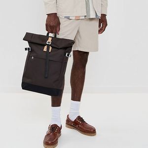 Custom Waterproof Eco-Friendly Nylon Rolltop Laptop <b>Backpack</b> Zip Rucksack Men Women Casual Travel Hiking Outdoor Sports Daypack - Product Image 6