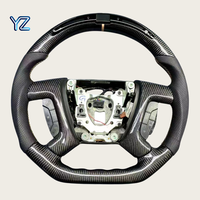 Volant en fibre de carbone véritable personnalisé YZ pour GMC Acadia Savana Sierra Yukon Denali, pièces de modification et d'amélioration de l'intérieur automobile