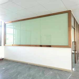 Mampara <span class=keywords><strong>de</strong></span> <span class=keywords><strong>Vidrio</strong></span> para <span class=keywords><strong>Oficina</strong></span>, <span class=keywords><strong>Separador</strong></span> <span class=keywords><strong>de</strong></span> Habitaciones <span class=keywords><strong>de</strong></span> <span class=keywords><strong>Vidrio</strong></span> y Aluminio, Pared Modular Insonorizada, Fabricada en Fábrica - Product Image 3