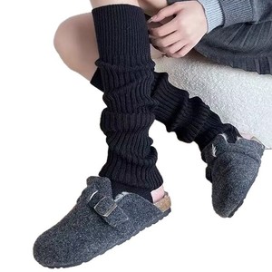 Calcetines Largos hasta la Rodilla para Mujer, Térmicos, Cálidos, de Color Sólido, Fibra de Poliéster, Absorbentes del Sudor, para Otoño e Invierno - Product Image 4