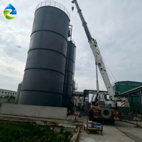 Station d'épuration des eaux usées à haut débit de 10-100 m³/h, 380V/220V, avec tour anaérobie UASB, réacteur à circulation interne (IC) et contrôle PLC