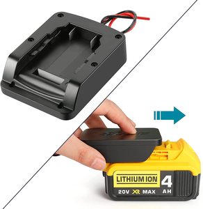 <span class=keywords><strong>Adaptateur</strong></span> de batterie pour DeWALTs 20V Max 18V Connecteur d'alimentation Dock Neuf avec fil 14 Gauge - Product Image 4
