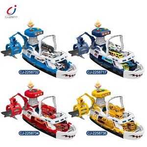 Giocattolo per bambini stoccaggio della polizia squalo nave barca giocattolo set catapulta attrito lega <span class=keywords><strong>auto</strong></span> città metallo pressofuso modello di <span class=keywords><strong>auto</strong></span> per i bambini - Product Image 5