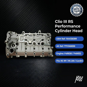 Conjunto de Cabeza de Cilindro F4R 830 832 2.0L 16V DOHC para Renault <span class=keywords><strong>Clio</strong></span> III RS <span class=keywords><strong>197</strong></span> 200 OEM 110413839R 7711368698 Performance - Product Image 2