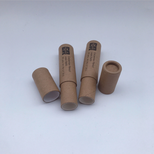 Tube en papier kraft imprimé, écologique, vide, pour baume à lèvres, parfum solide, logo de marque personnalisé disponible - Product Image 4