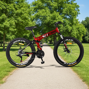 Bicicleta Plegable de Aluminio Giaot con Ruedas de 20 Pulgadas, 7 Velocidades, Fácil de Plegar, Transportar y Guardar, Súper Conveniente Se Plega Fácilmente en 1, 2 y 3 Partes, Súper Conveniente - Product Image 4