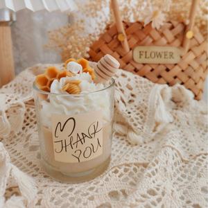 Ventes en gros de bougies aromatiques artisanales en cire de soja biologique respectueuses de l'environnement pour Noël et les anniversaires, décoration de la maison - Product Image 2