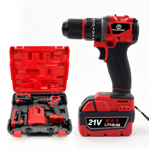 Taladro Inalámbrico de 21 V, Taladro de Impacto Multifuncional Recargable de 90 N.m, Destornillador de 10 mm, Juego de Herramientas para el Hogar - Product Image 4