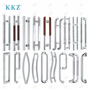 مقابض سحب للمدخل الزجاجي الرئيسي من الفولاذ المقاوم للصدأ القابل للتخصيص KKZ مقاس 300 مم 450 مم 600 مم 800 مم 1000 مم للاستخدام التجاري والمكتبي - Product Image 6