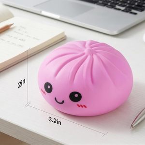 Dumpling <b>Squishy</b> Toys Colorful Stress Balls TPE Material Fidget Toys For Kids Age 5 To 7 Years Unisex - Product Image 2