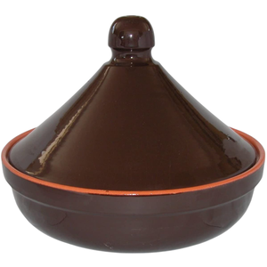 BRUNELLA Tajine in Ceramica Terracotta con Coperchio in Ceramica Diametro 26cm Solo Lavaggio a Mano - Product Image 1