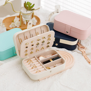 PU Leather <b>Makeup</b> Bag with LED Mirror Travel Vanity Storage <b>Case</b> Portable Cosmetic Organizer Wholesale - Product Image 3