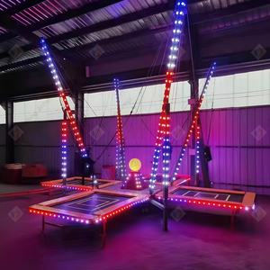 Trampolino Commerciale Illuminato a LED per Parchi Divertimento e <span class=keywords><strong>Bungee</strong></span> <span class=keywords><strong>Jumping</strong></span> all'Aperto - Product Image 4