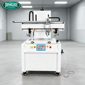 Macchina Serigrafica Pneumatica a Tavolo Piatto con Sistema a Vuoto per Stampa su Borse Non Tessute, Tessuti in Denim, Pelle e Portafogli - Product Image 1