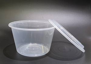 HACAMY High Quality Disposable PP <b>Food</b> <b>Containers</b> <b>with</b> <b>Lids</b> BPA-Free Clear <b>Plastic</b> Deli Cups for Meal Prep - Product Image 5