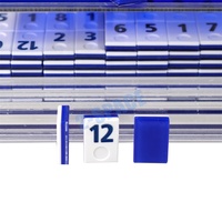 Rummikub Logo gravé au laser rose vif Personnalisez l'ensemble de jeux de rami à trois couches inclus Racks et boîte