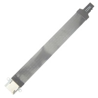 Câble adaptateur flexible blanc de 25cm Lecteur Micro à Micro Carte TF Compatible GPS Extension électronique de voiture avec trou de vis