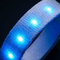 Bracelet LED à télécommande DMX 512 pour concerts avec 20 zones de partitionnement