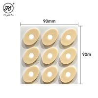 Coussinets en mousse épaisse ovale creuse anti-frottement pour cors, protection des pieds et soulagement de la douleur, patch anti-cors en gros