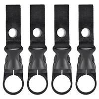 Kit de survie tactique de bonne qualité, multifonctionnel, avec boucle de fixation pour bouteille en nylon imperméable, clip portable pour bouteille d'eau, anneau pour bouteille d'eau pour l'extérieur