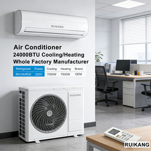Aire Acondicionado Ruikang de 24000 BTU, Suministro Directo de Fábrica, Refrigeración y Calefacción para Mercados Africanos, Compresor de Alta Eficiencia - Product Image 4