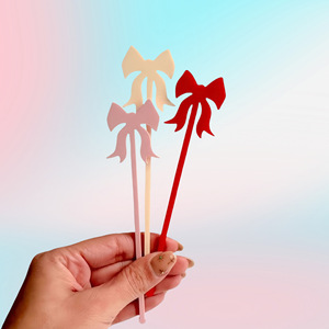 Adhesivo en forma de corazón personalizado, agitador de bebidas para decoraciones de fiesta de San Valentín transfronterizas para bares y eventos - Product Image 5